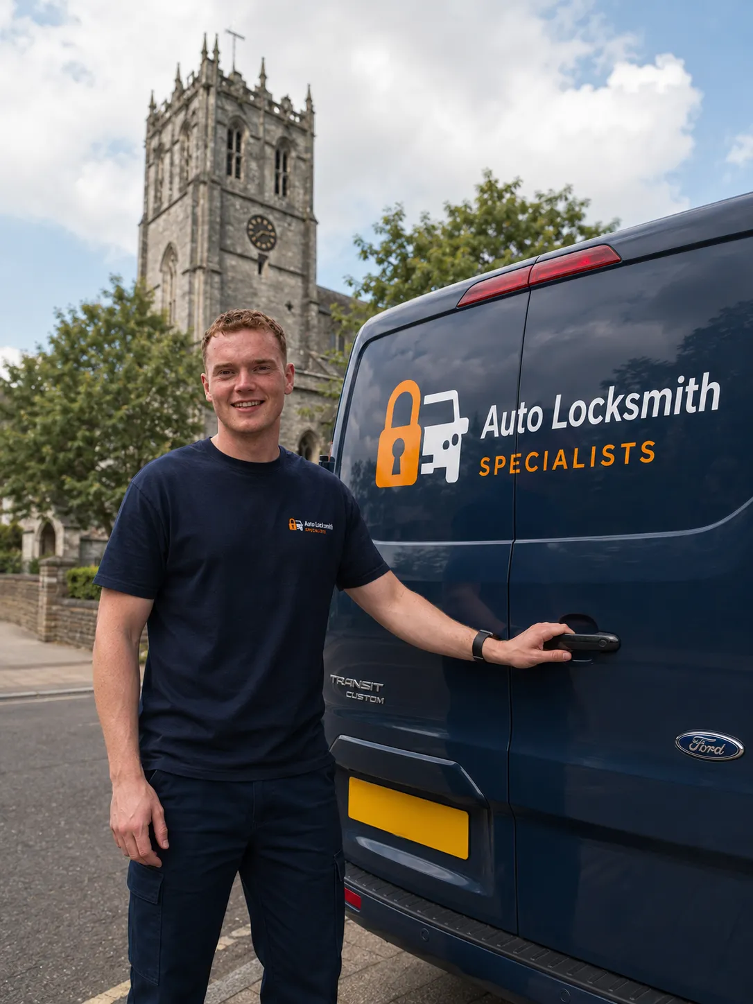 Auto Locksmith Specialists van in Christchurch — 24/7 mobile auto locksmith