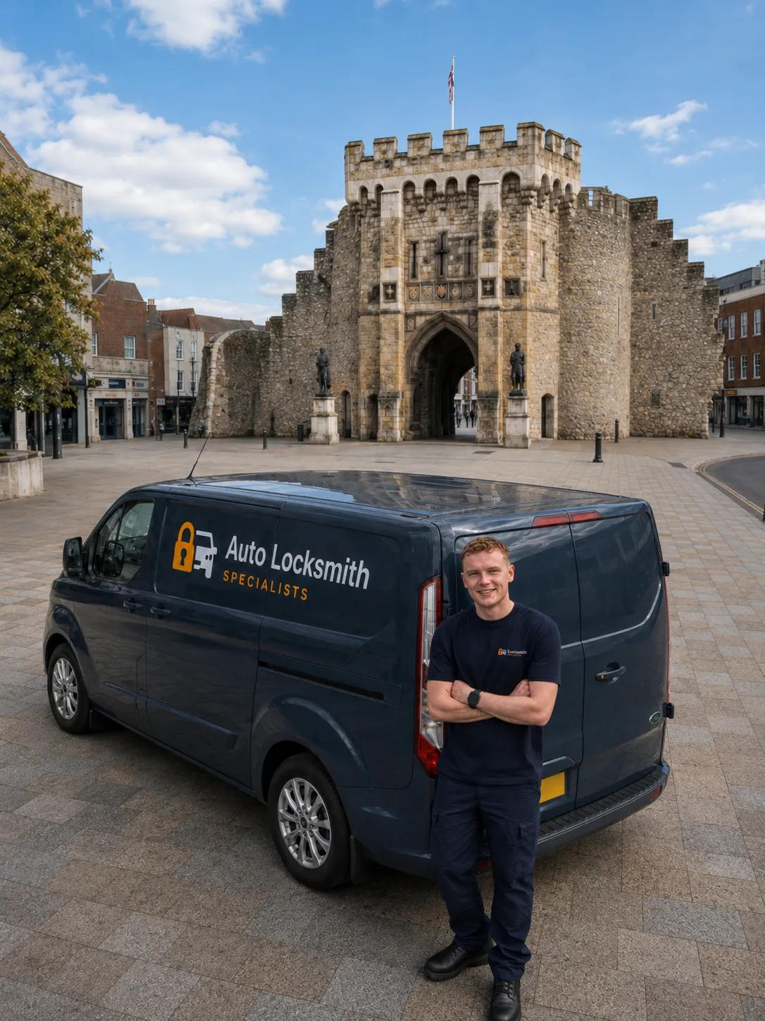 Auto Locksmith Specialists van in Southampton — 24/7 mobile auto locksmith